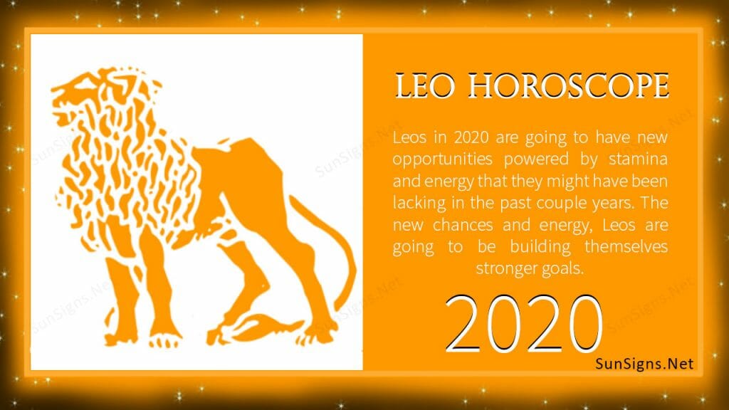 2020 Leo Horoscope