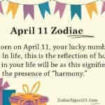 April 11 Zodiac