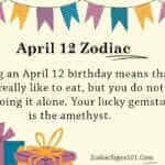 April 12 Zodiac