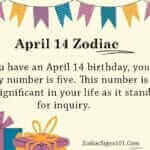 April 14 Zodiac