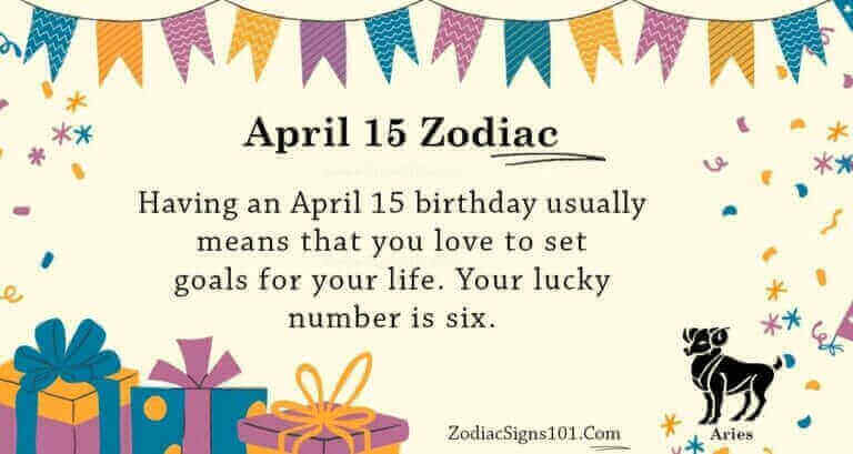 April 15 Zodiac