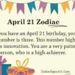 April 21 Zodiac