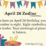 April 26 Zodiac