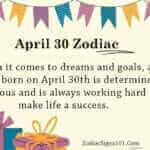 April 30 Zodiac