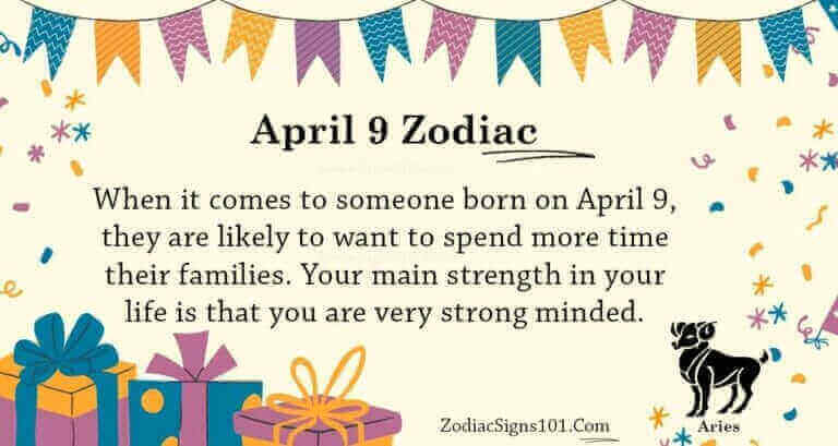 April 9 Zodiac