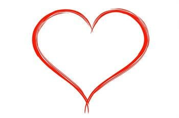 Love heart drawing, Romance