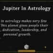 Jupiter In Astrology