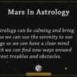 Mars In Astrology