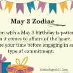 May 3 Zodiac