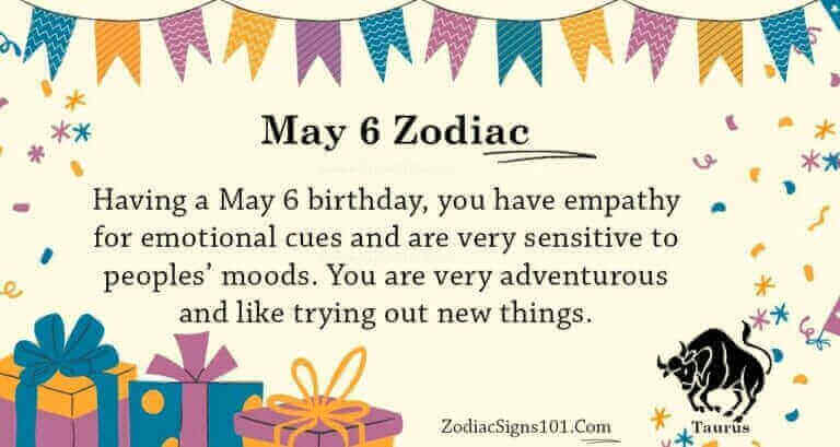 may 6 zodiac