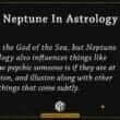 Neptune In Astrology