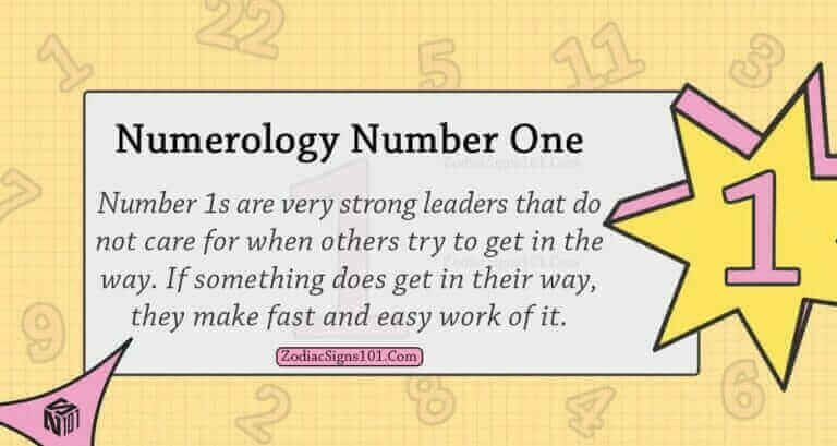 numerology number one