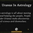 Uranus In Astrology