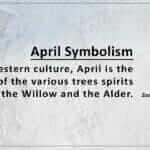April Symbolism