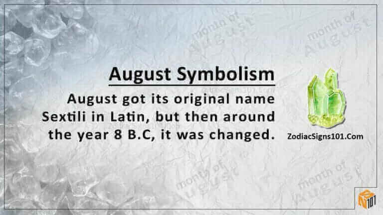 august symbolism