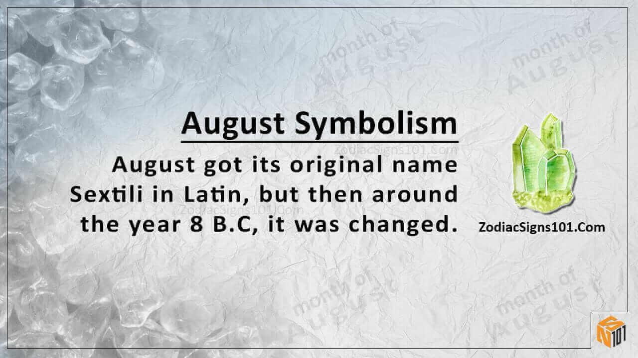 august symbolism