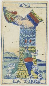 Tower, Tarot, 16, Tower Tarot Card