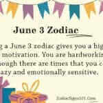 June 3 Zodiac