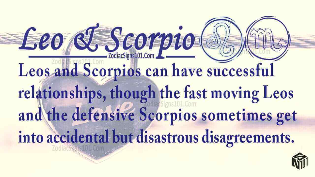 Leo Scorpio Love Compatibility - ZodiacSigns101 Leo Scorpio