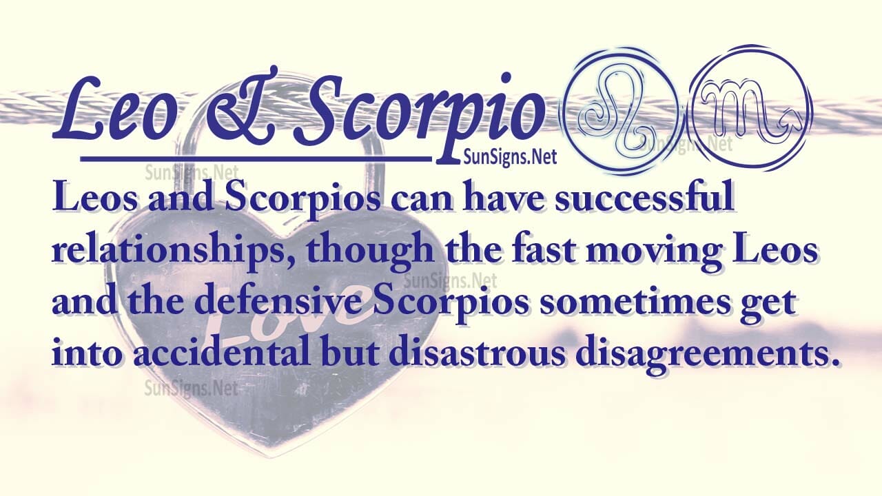 Leo Scorpio Love Compatibility Zodiac Signs 101 Leo Scorpio