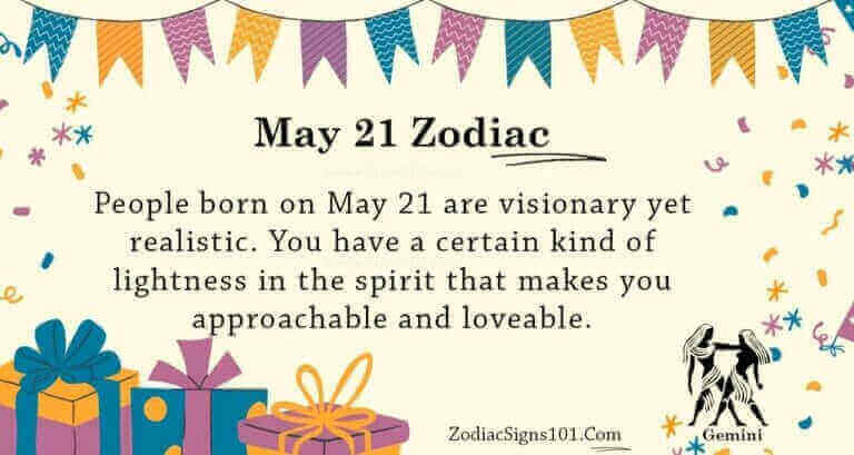 May 21 Zodiac