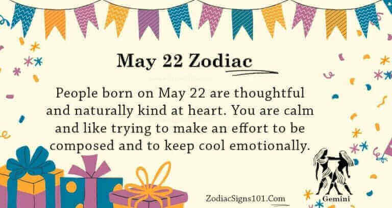 may 22 zodiac