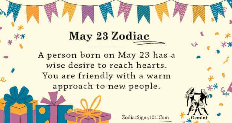 May 23 Zodiac