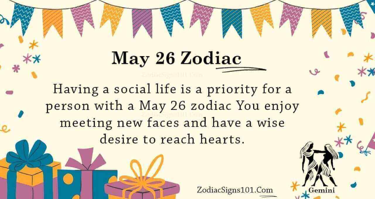 May 26 Zodiac