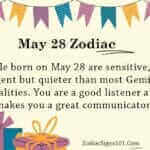 May 28 Zodiac