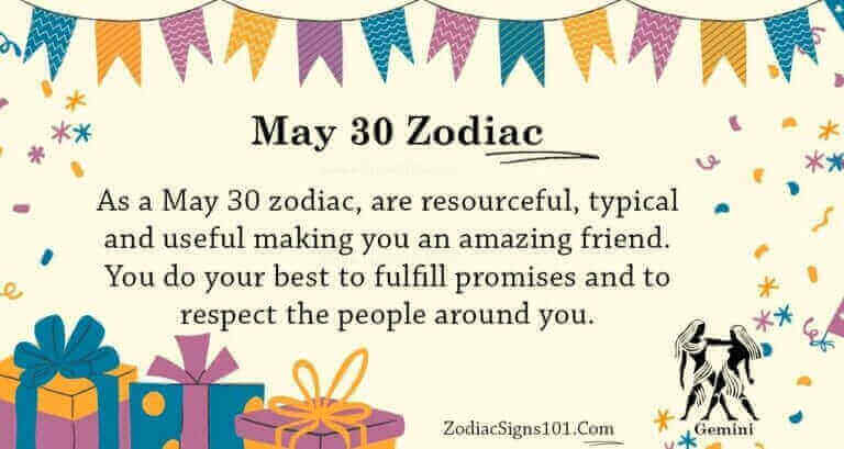 may 30 zodiac