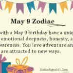 May 9 Zodiac