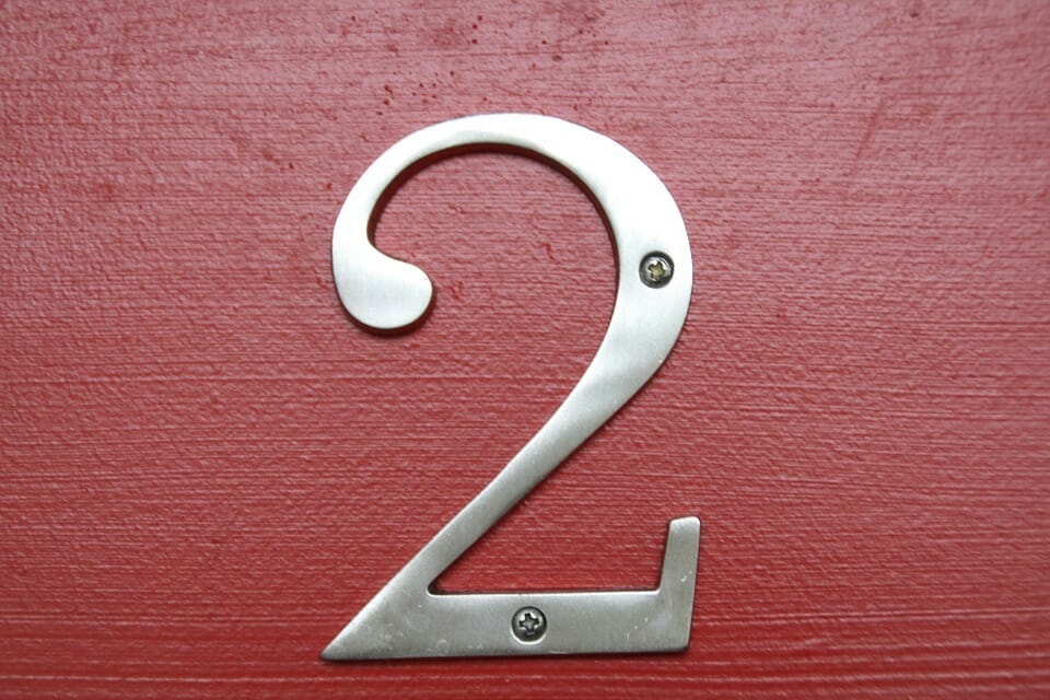 numerology number two, numerology number 2, two, 2, numer