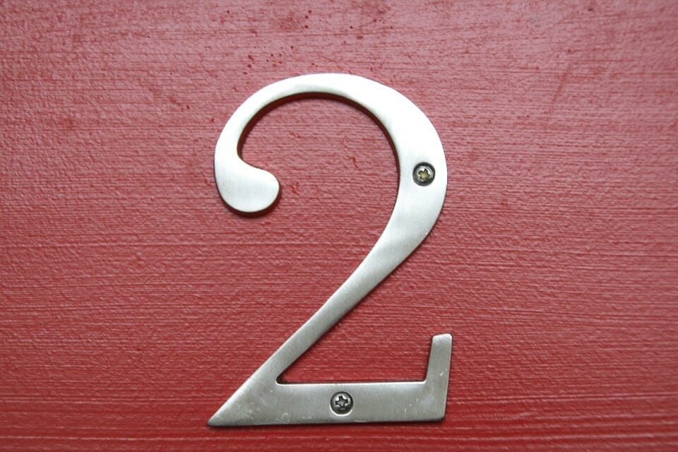 Numerology Number Two, Numerology Number 2, Two, 2, Numer