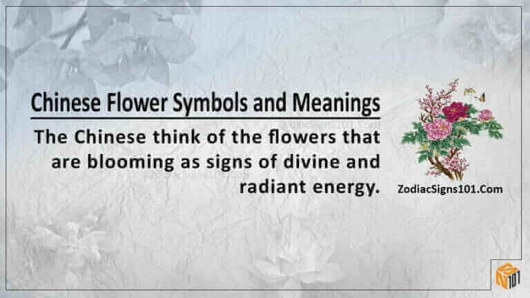 chinese flower symbols
