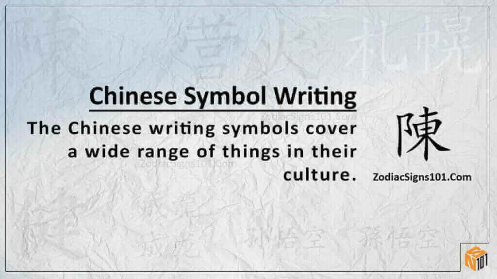 Chinese Symbol Writting