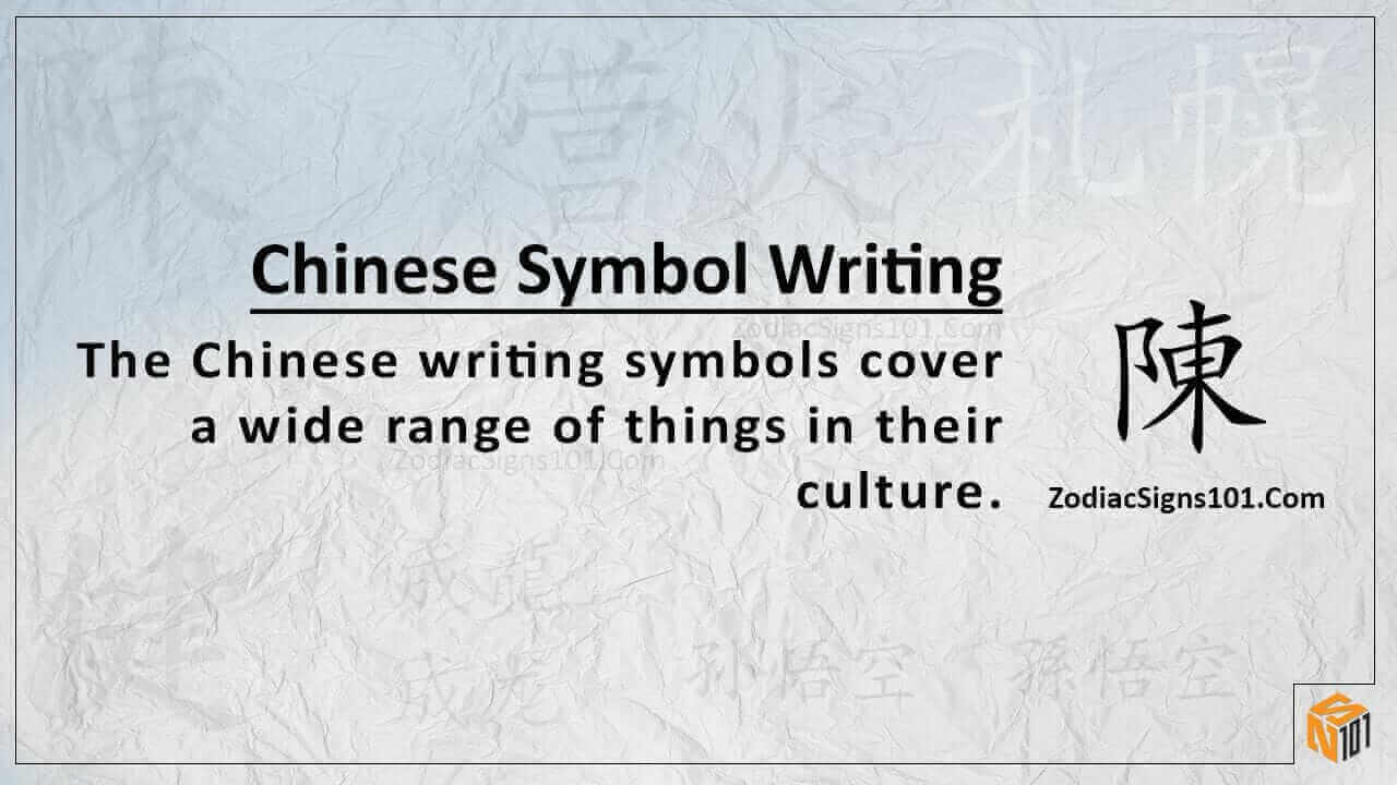 Chinese Symbol Writting
