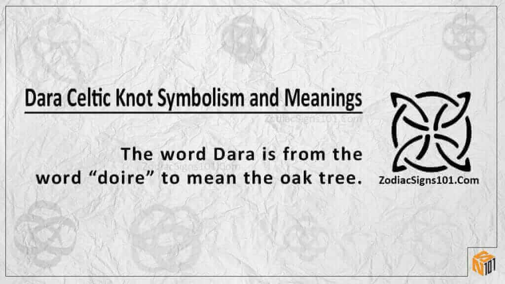 Dara Celti Knot Symbolism Meaning