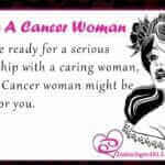 dating a cancer woman