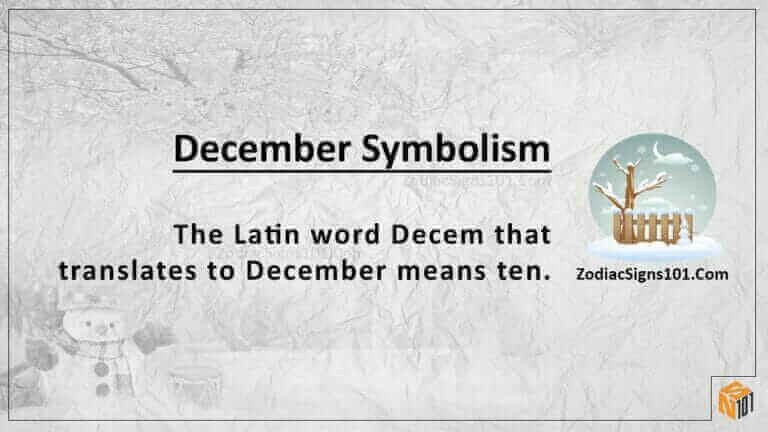 December Symbolism