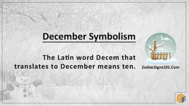 december symbolism