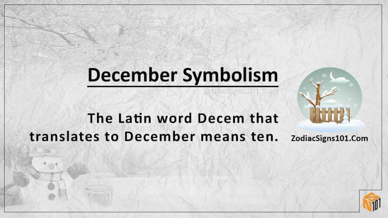 December Symbolism