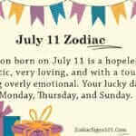 July 11 Zodiac
