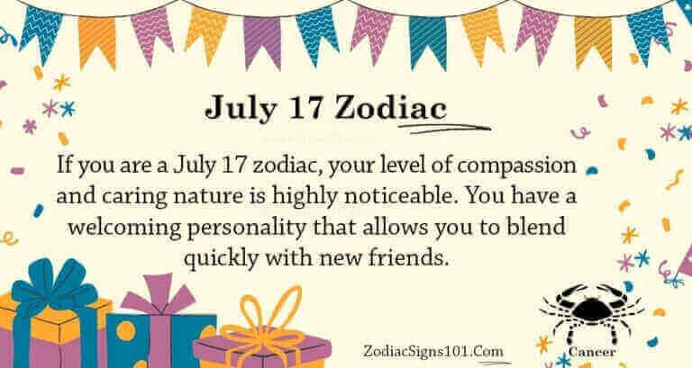 July 17 Zodiac