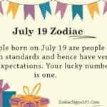 July 19 Zodiac