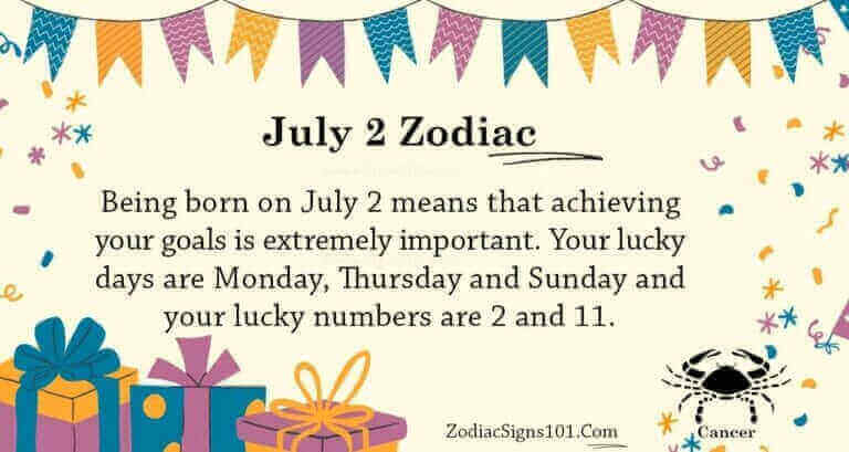 July 2 Zodiac