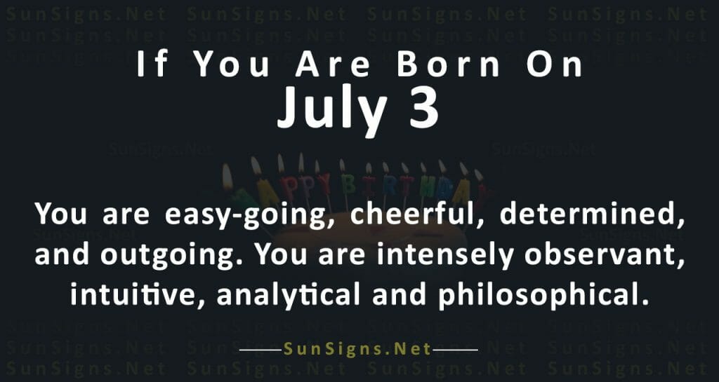 july 3 zodiac element