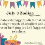 July 3 Zodiac