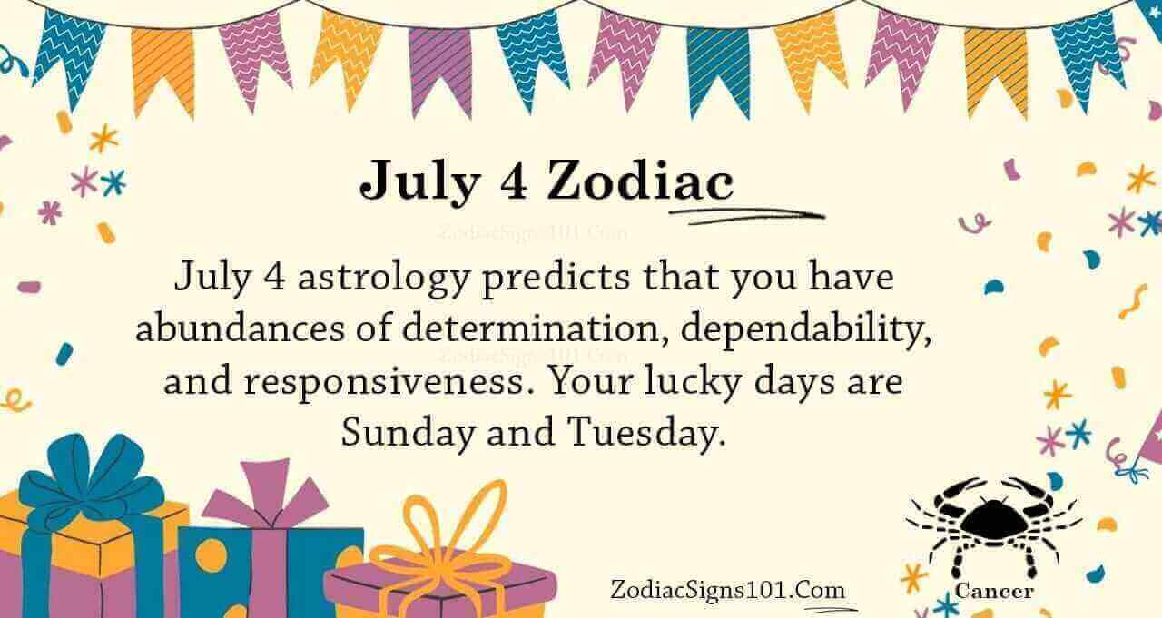 July 4 Zodiac