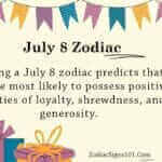 July 8 Zodiac