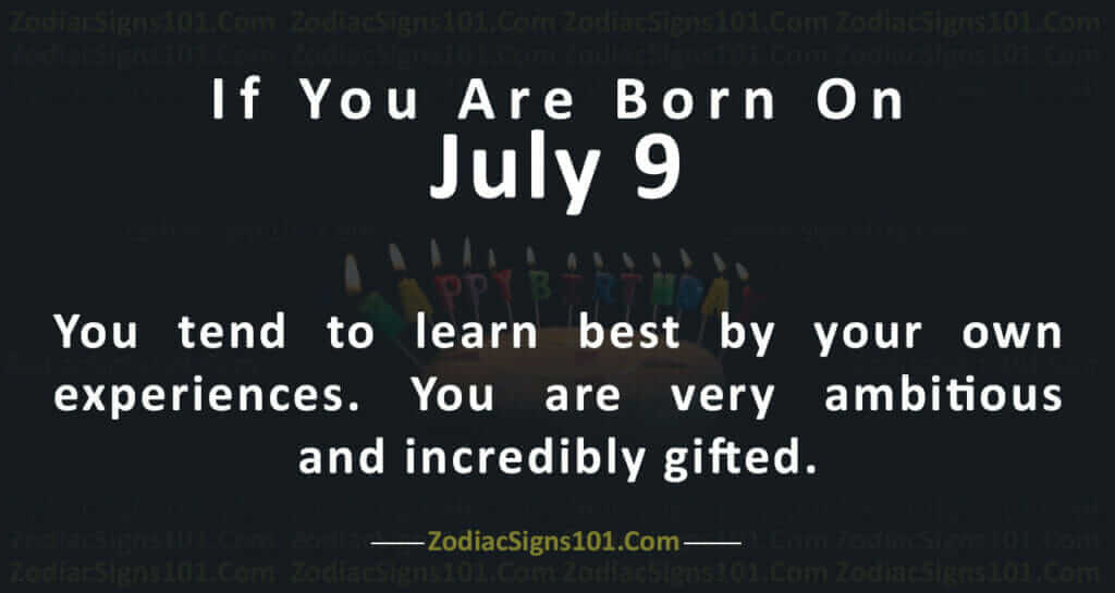 July 9 Birthday